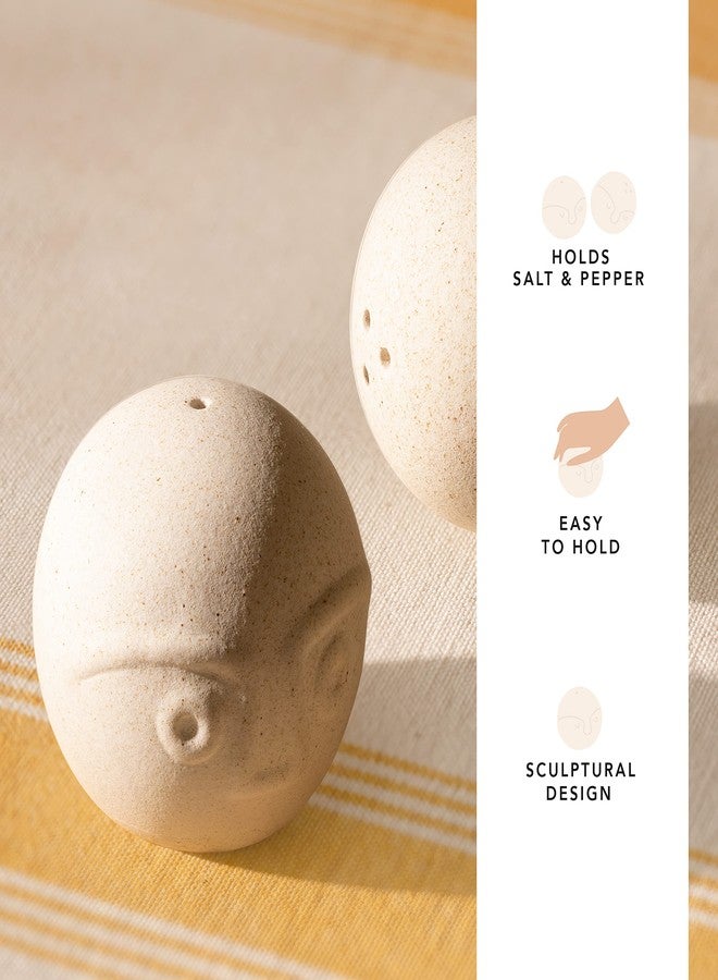 Ellementry Boi & Gul Salt and Pepper Shaker Set - Set of 2 Refillable Spice Dispensers for Oregano, Chilli Flakes & Seasoning, Moisture-Proof Condiment Sprinklers for Dining Table & Kitchen Gift Set - Image 2